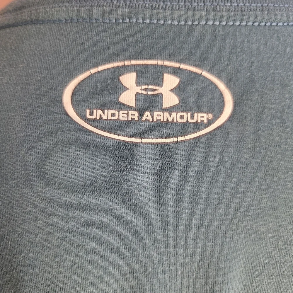 Under Armour Teal Long Sleeve Top Size L - Picture 4 of 5